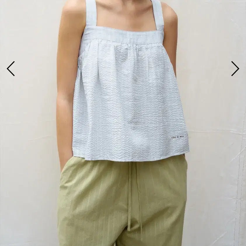 [BUNJANG] Shadrama Sleeveless Blouse / 샤드라마 나시 블라우스
