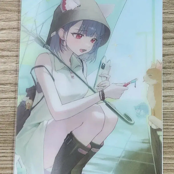 [BUNJANG] Stellive Nene Komashiro Lenticular Postcard / 스텔라이브 네네코마시로 렌티큘러 엽서