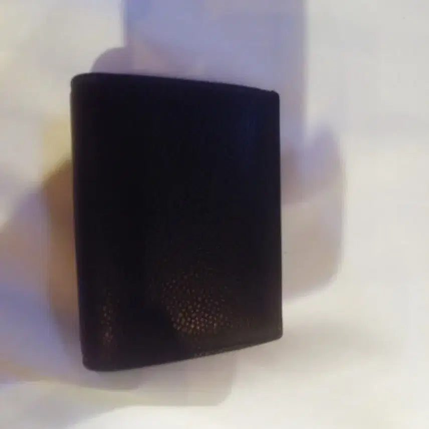 [BUNJANG] Thom Browne Pebble Grain Double Card Wallet Black / 톰브라운 페블 그레인 더블 카드지갑 블랙