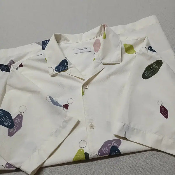 [BUNJANG] Customellow Short Sleeve Shirt / 커스텀멜로우 시원한 반팔 셔츠 남방