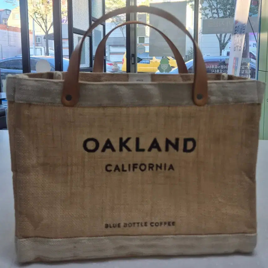 [BUNJANG] Blue Bottle x Apolis Jute Lunch Bag / 블루보틀 런치백 출고가 7만원대