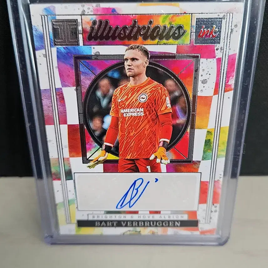 [BUNJANG] 24-25 Panini Impeccable EPL Brighton Perchbun Illustration Limited Auto Card #49 / 24-25 파니니 임페커블 EPL 브라이튼 페르브뤼헌 일러스트 49한정 오토 카드