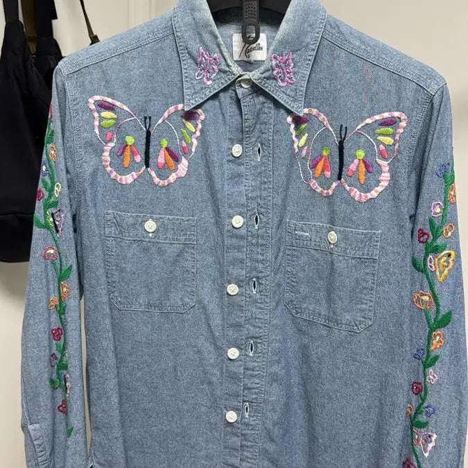 [BUNJANG] Needles Chambray Shirt / 니들스 샴브레이 셔츠
