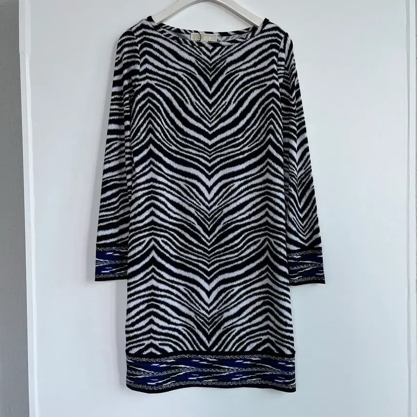 [BUNJANG] Michael Kors Zebra Pattern Dress M / 마이클코어스 지브라 패턴 원피스 M
