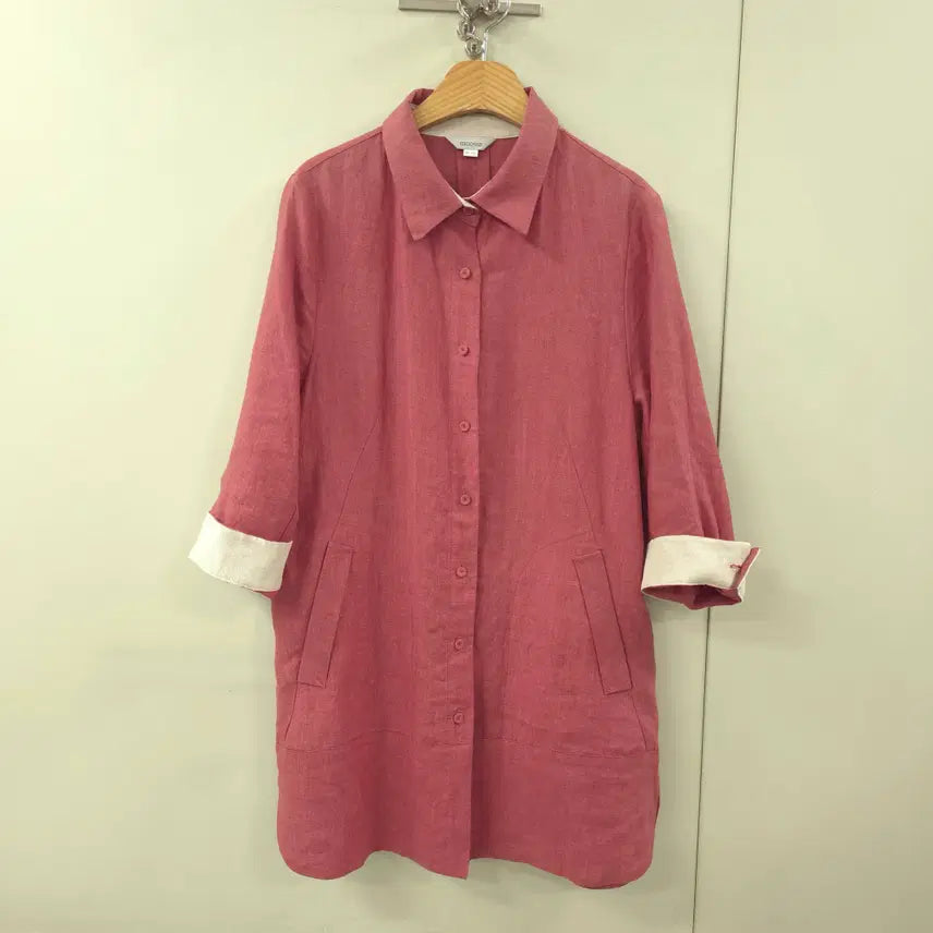 [BUNJANG] Gosse Linen Long Shirt Blouse / Gosse) 고세 거의새거 린넨 롱셔츠 블라우스 -66