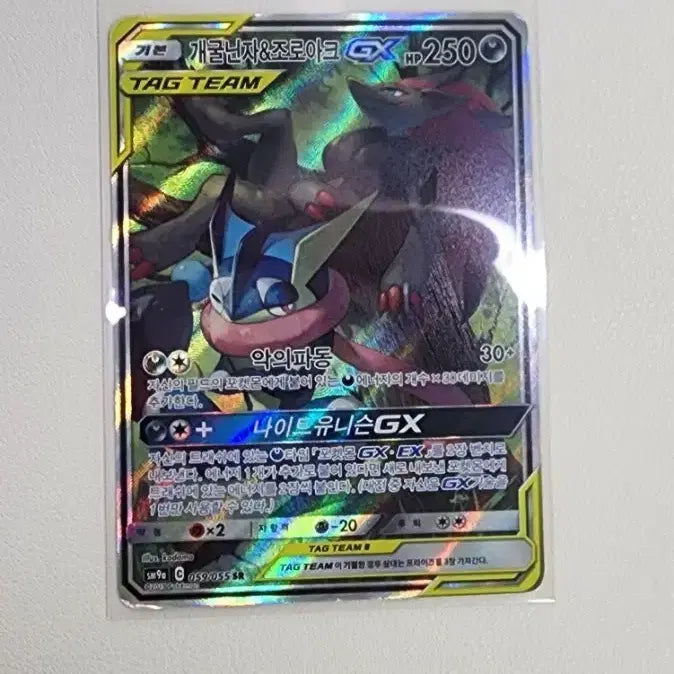 [BUNJANG] Greninja & Zoroark GX Tag Team Special Illustration Rare / 개굴닌자&조로아크 GX 태그팀 특일SR
