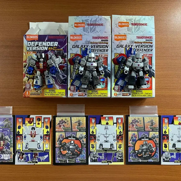 [BUNJANG] Blocky Transformers Defender Special Megatron & Starscream 3-Figure Bundle Set / 블로키 트랜스포머 디펜더 스페셜 메가트론, 스타스크림 3종 일괄