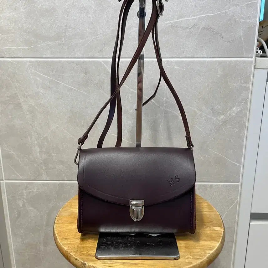 [BUNJANG] Cambridge Satchel Mini Crossbody Bag - Brown / (땡처리)캠브리지 사첼 미니크로스백