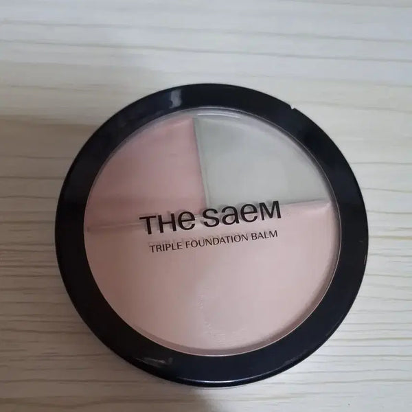 [BUNJANG] The Saem Triple Foundation Balm Clear Beige / 더샘 트리플 파운데이션 밤