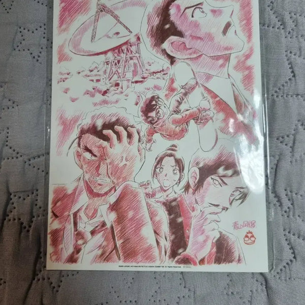 [BUNJANG] Detective Conan 'The Crimson Betrayal' A5 Illustration Board (Sealed) / 예약, 네고가능 미개봉 명탐정 코난 척안의 잔상 A5 일러스트 보드