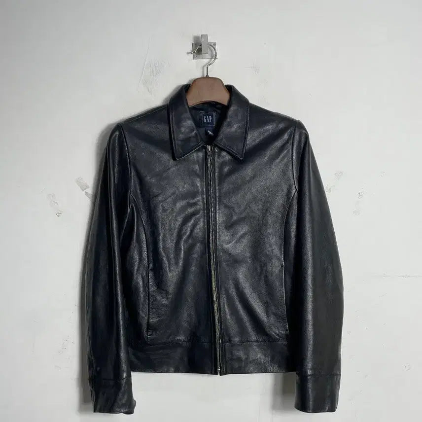 [BUNJANG] 00s Old Gap Leather Jacket Black / 00s 올드갭GAP 레더 자켓 블랙