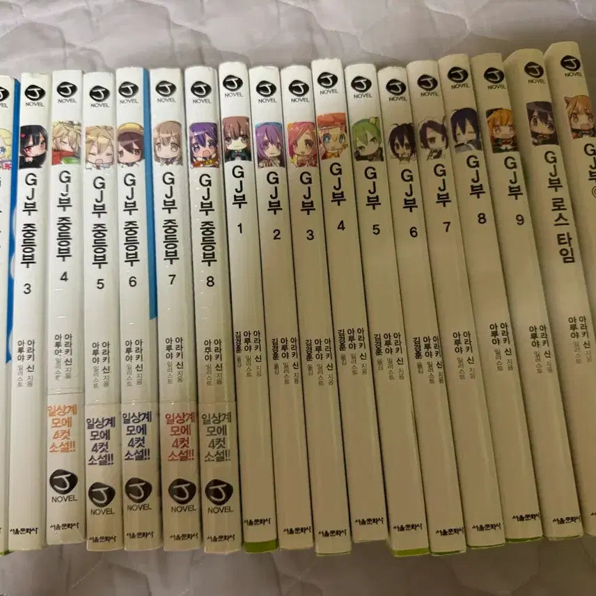 [BUNJANG] Gjbu Novels & Light Novels Set / Gj부 소설 라노벨 세트