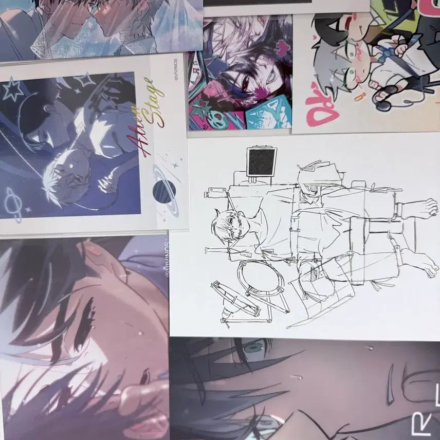 [BUNJANG] A Stage Ivan Till Cure Karma Anact Maid Postcard Bundle Set / 일괄가/판매) 에이스테 이반 틸 엽서 폴라로이드 특전 비공굿