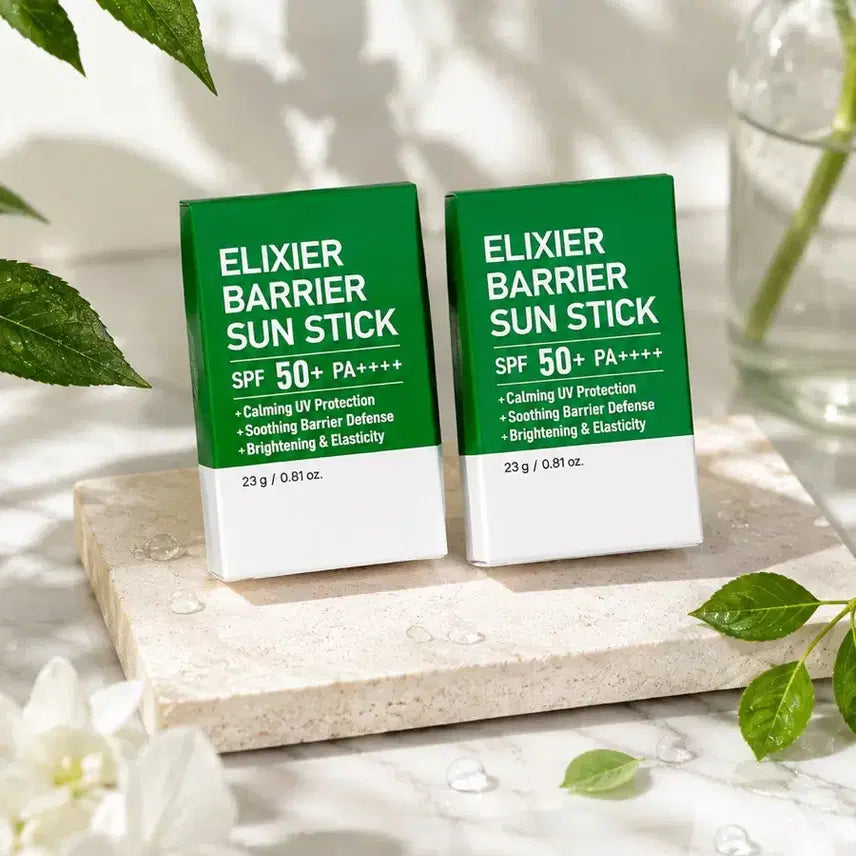 [BUNJANG] Beaute D'om Elixir Sun Stick SPF50+ PA++++ (1+1 Set) with 5 Random Samples / 보떼덤 엘리시어 선스틱 1+1 + 랜덤샘플5종증정