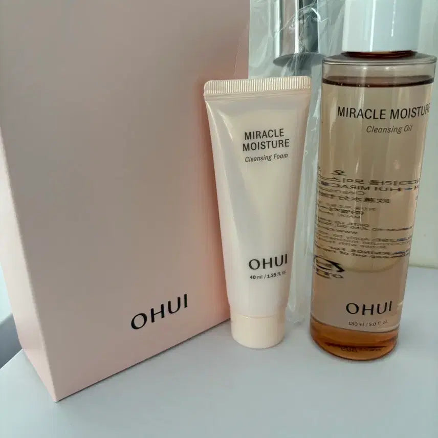 [BUNJANG] Ohui Miracle Moisture Cleansing Oil Special Set / 오휘 미라클 모이스처 클렌징 오일 스페셜 세트