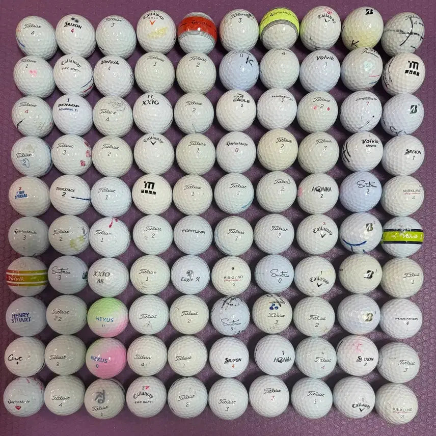 [BUNJANG] Used Golf Balls (B-Grade) - 100 Count / B급 로스트볼 100개