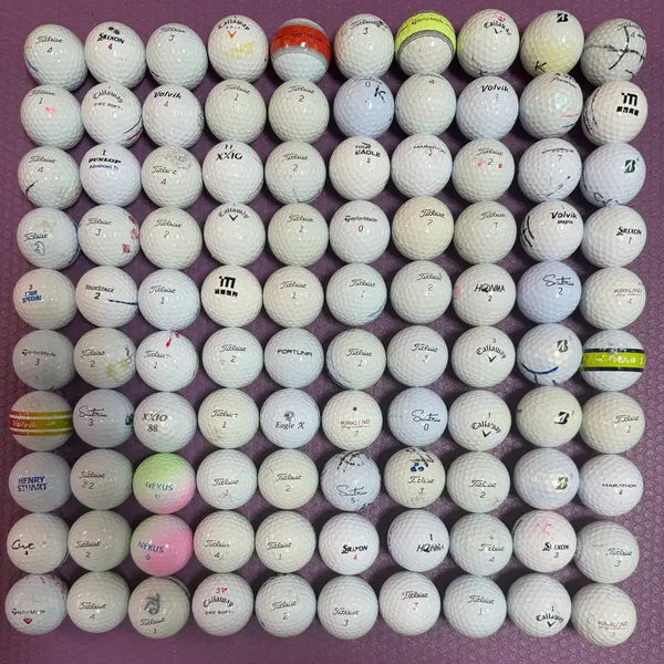 [BUNJANG] Used Golf Balls (B-Grade) - 100 Count / B급 로스트볼 100개