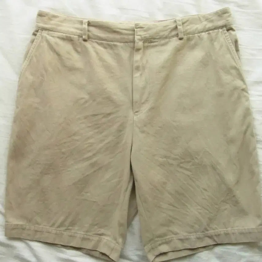 [BUNJANG] Kaptain Sunshine x Beams Collaboration Beige Shorts / 캡틴선샤인 빔즈 콜라보 베이지 쇼츠
