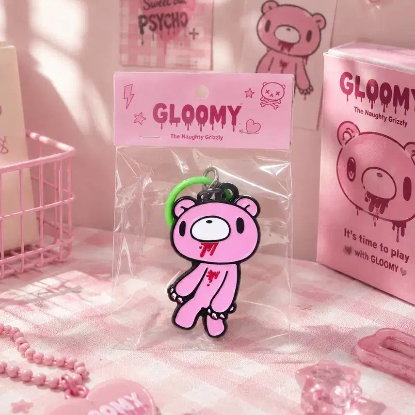 [BUNJANG] Glumy Bear Metal Keychain / (새상품) 글루미 베어 메탈 키링