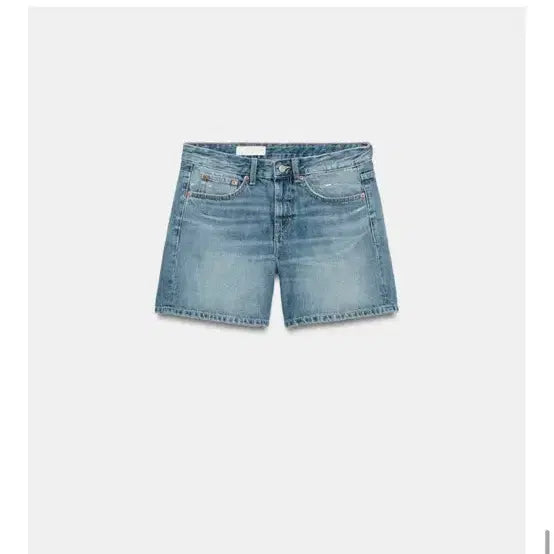 [BUNJANG] ZARA TRF Mid-Rise Regular Denim Bermuda Shorts (EU38) / TRF 미드라이즈 레귤러 데님 버뮤다 팬츠 (EU38)