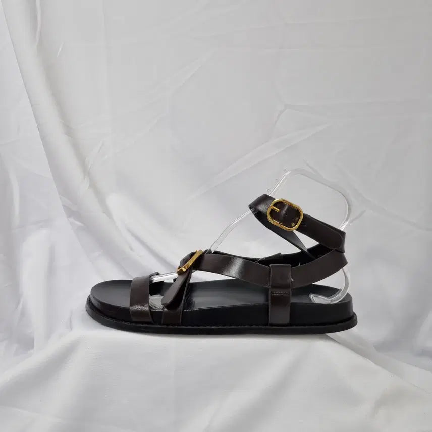 [BUNJANG] Massimo Dutti Strap Leather Sandals Slippers / 빈티지하서 41 260 마시모두띠 스트랩 레더 샌들 슬리퍼