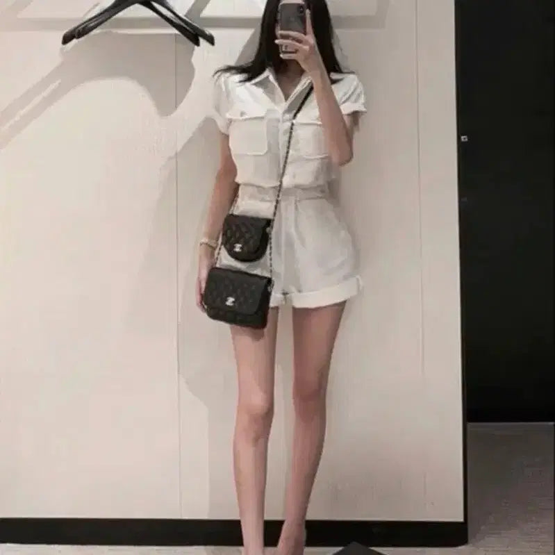 [BUNJANG] GUZZ Tweed Jumpsuit / 구즈 트위드 점프수트