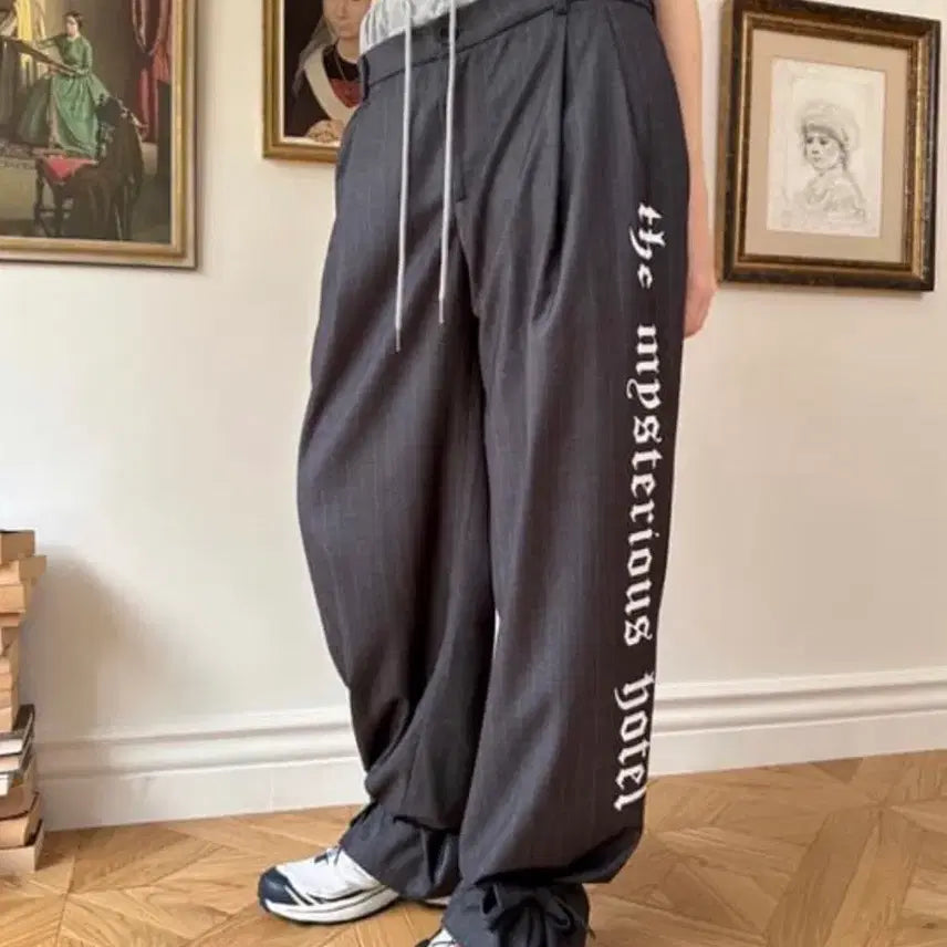 [BUNJANG] The Mysterious Hotel Layered Slacks Size 2 / the mysterious hotel 레이어드 슬랙스 2사이즈