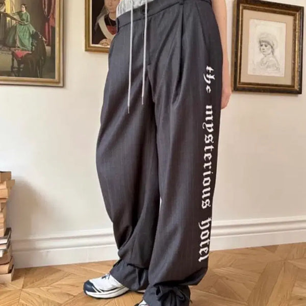 [BUNJANG] The Mysterious Hotel Layered Slacks Size 2 / the mysterious hotel 레이어드 슬랙스 2사이즈