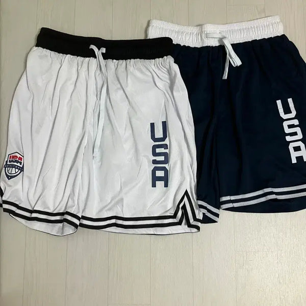 [BUNJANG] USA Mesh Training Shorts Bundle Set 2XL (New) / 흰.곤USA매쉬트렉반바지 일괄2XL(새상품)1+1