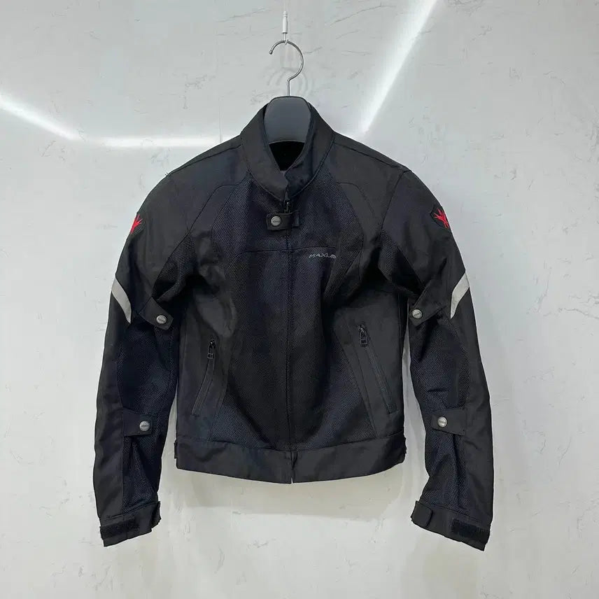 [BUNJANG] Maxler Double Mesh Motorcycle Biker Jacket / 맥슬러 더블메쉬 오토바이 바이커 자켓 FREE