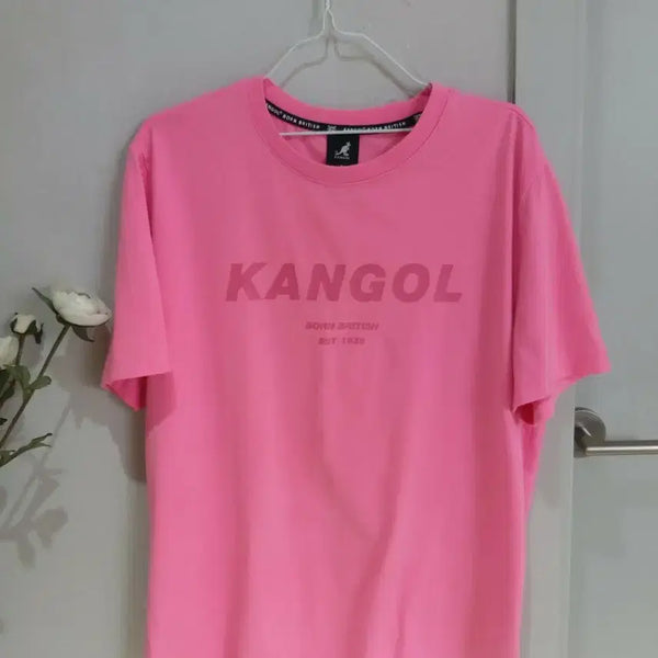 [BUNJANG] Kangol Pink T-Shirt XL / KANGOL  캉골 핑크 반팔티 XL