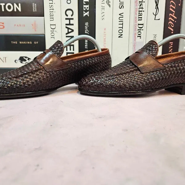 [BUNJANG] Santoni Men's Loafers 260 / 산토니 남성 로퍼 구두 260