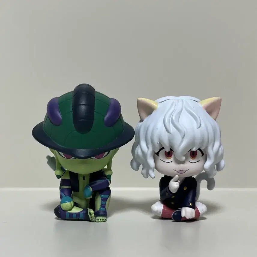 [BUNJANG] Hunter x Hunter Meruem & Neferpitou Swara Seta Gacha Figure Bundle Set / (일괄) 헌터헌터 메르엠, 네페르피트 스와라세타이 가챠 피규어