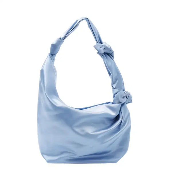 [BUNJANG] COS Hitch Bag Blue Satin Shoulder Bag / Cos 코스 히치백 블루