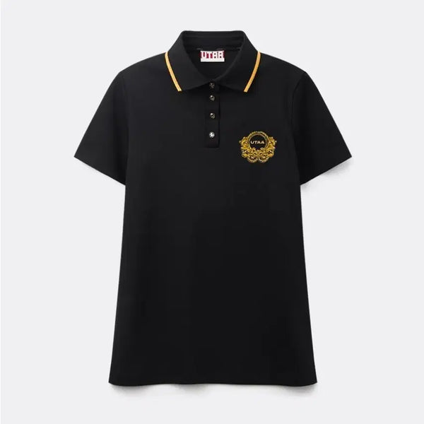[BUNJANG] Women's Golf Wear Gold Symbol Two-Piece Set / 여성골프웨어 골드심볼 투피스 세트 재입고!!! 소량