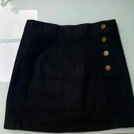 [BUNJANG] H-Line Pin Button Skirt / h라인 핀버튼 치마