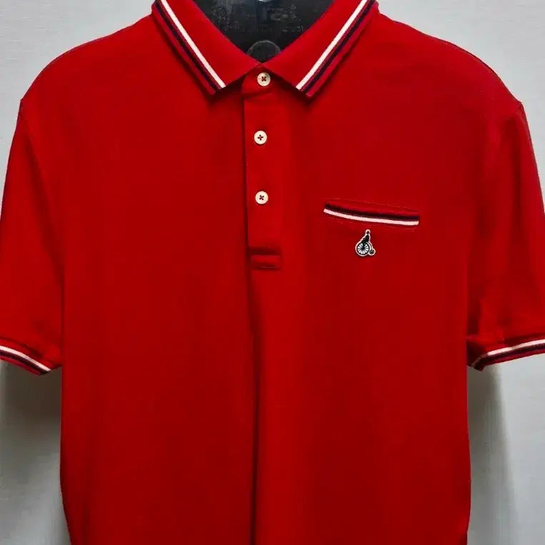 [BUNJANG] Beanpole Red Polo Shirt Size 110 / 빈폴(남105작은110)레드 카라티