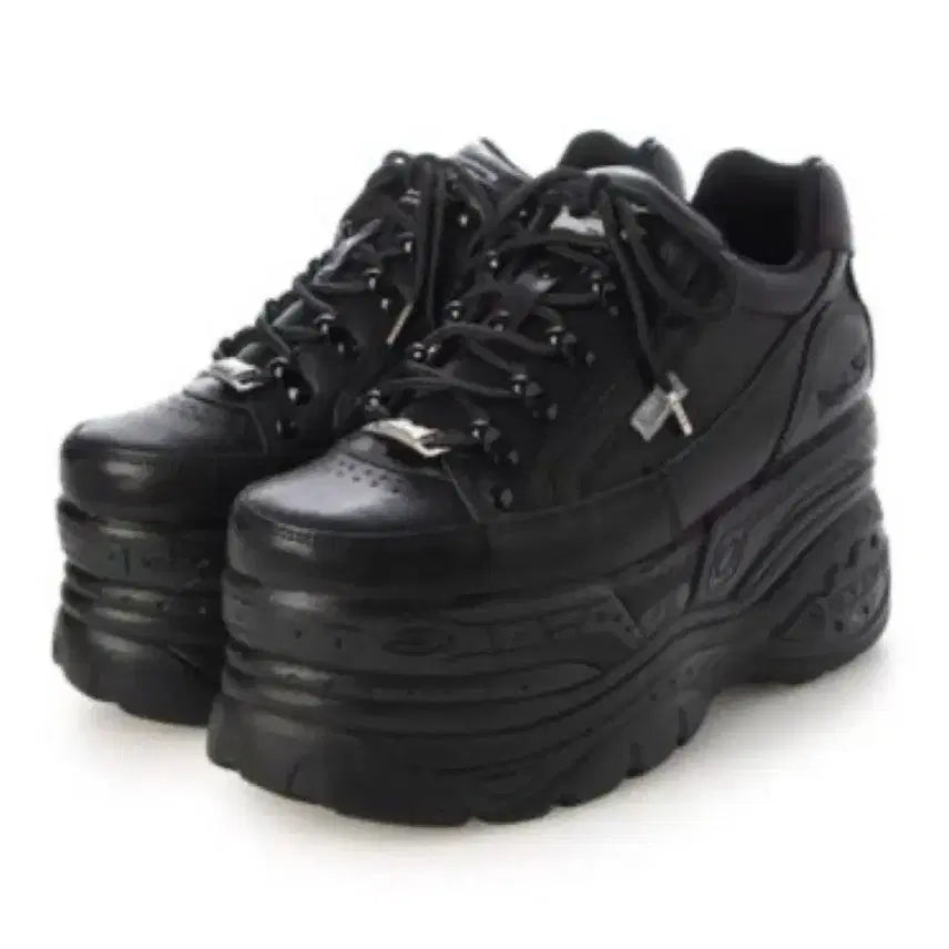 [BUNJANG] Yosuke Black 6.5cm Platform Sneakers / 요스케 블랙 6.5cm 운동화 통굽 락샵 양산형 지뢰계 스나계 230