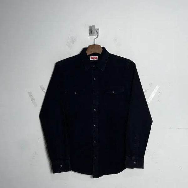 [BUNJANG] Vintage Wrangler Black Western Shirt / 빈티지 랭글러 블랙 웨스턴 셔츠