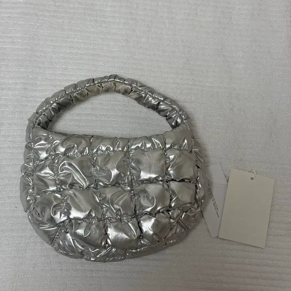 [BUNJANG] COS Quilted Microbag Silver / 크림구입_cos 코스 퀼티드 마이크로백 실버