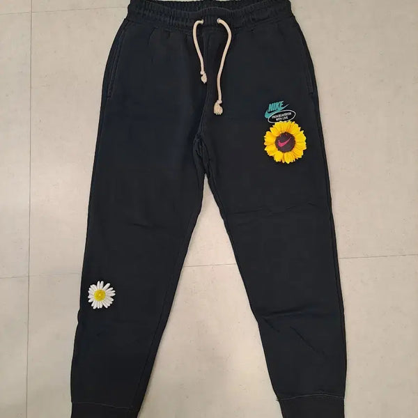 [BUNJANG] Nike Flower Training Jogger Pants Black / 나이키  플라워  트레이닝 조거 팬츠 블랙