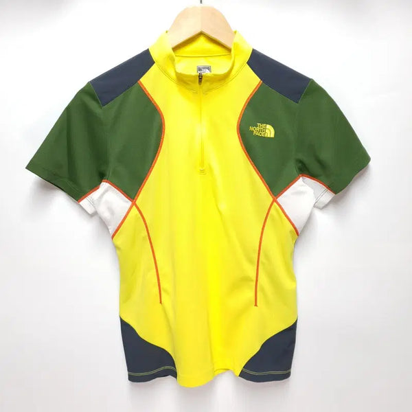 [BUNJANG] The North Face Women's Half-Zip Short-Sleeve T-Shirt Size 90 / 노스페이스 여성 반집업 반팔티 90