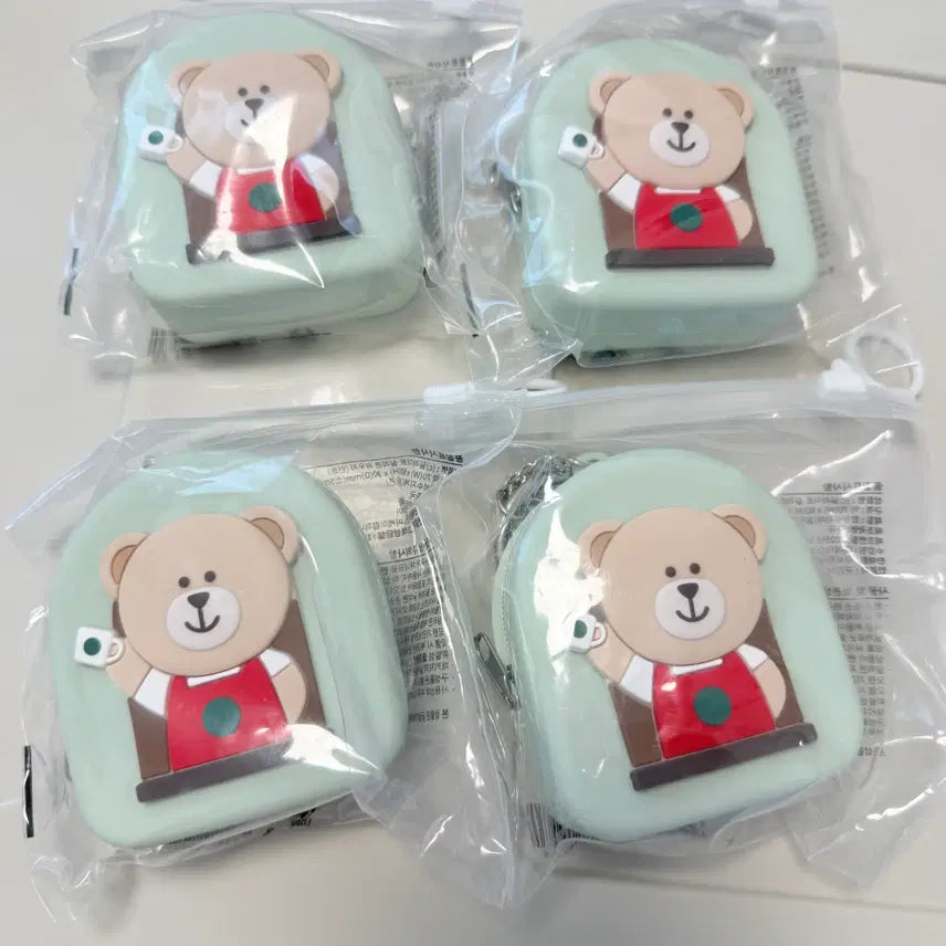 [BUNJANG] Starbucks Delight Silicone Pouch Mint / 스타벅스 딜라이트 실리콘 파우치 민트