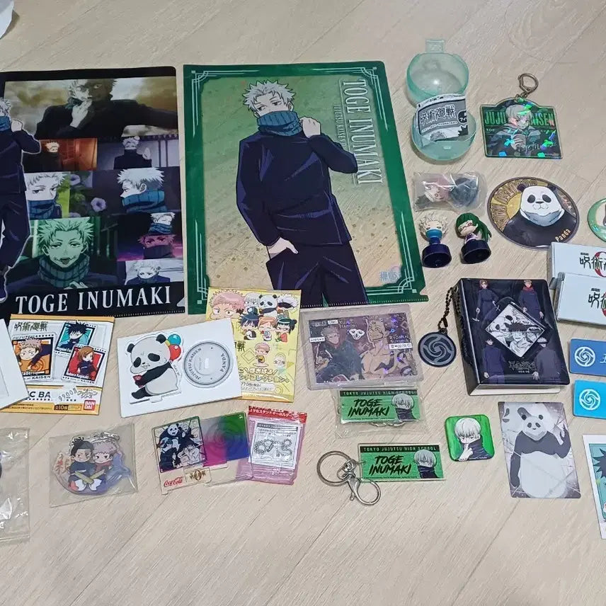 [BUNJANG] Jujutsu Kaisen Bundle Set - Poster, Keychain, Badge, Figure / 주술회전 굿즈 일괄