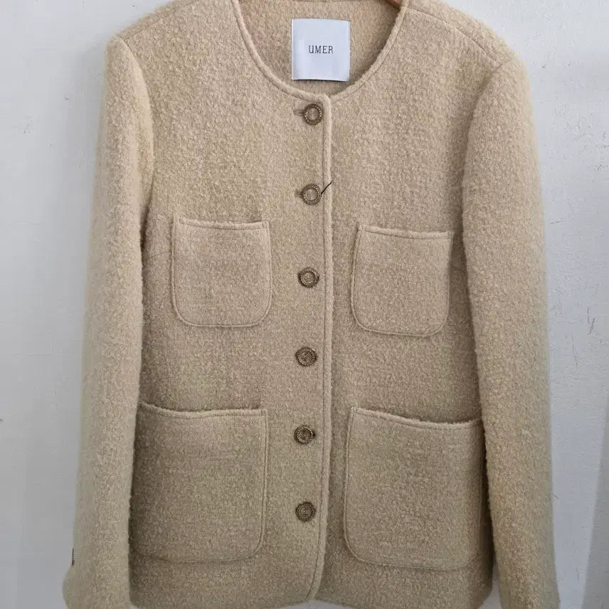 [BUNJANG] Yumer Wool Blend Jacket Beige / 유메르 자켓