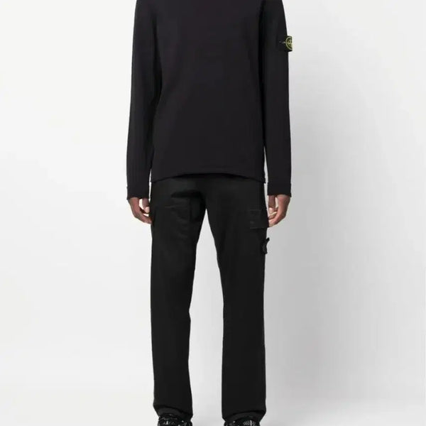 [BUNJANG] Stone Island New Knit Sweater Black L / 스톤아일랜드 신형 니트 L