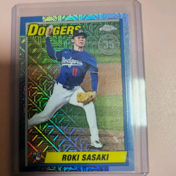 [BUNJANG] Sasaki 2025 Topps Chrome 1990 Topps Rookie Refractor / 사사키 2025 탑스크롬 1990 탑스 루키 리플렉터