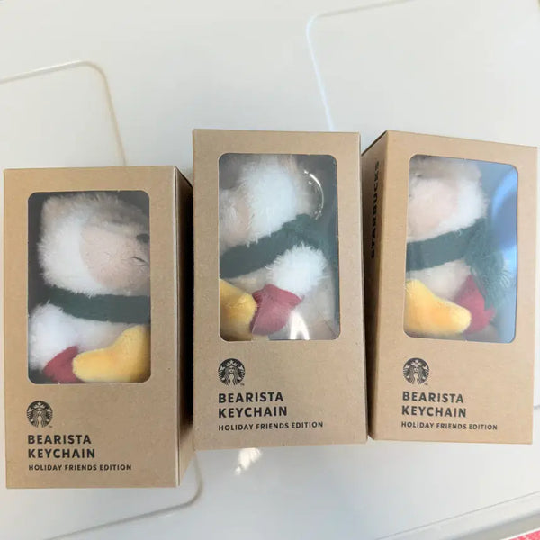 [BUNJANG] Starbucks Holiday Friends Bearista Keychain / 홀리데이 프렌즈 베어리스타 키체인