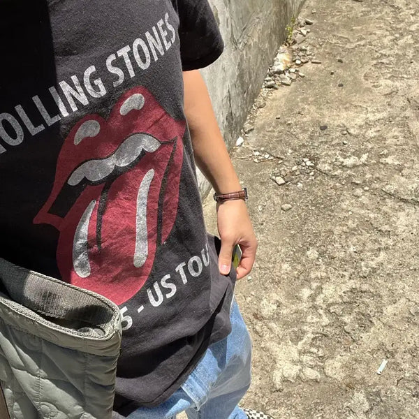 [BUNJANG] Rolling Stones Rock Band T-Shirt / 롤링 스톤즈 Rolling Stones 록밴드 반팔 티셔츠