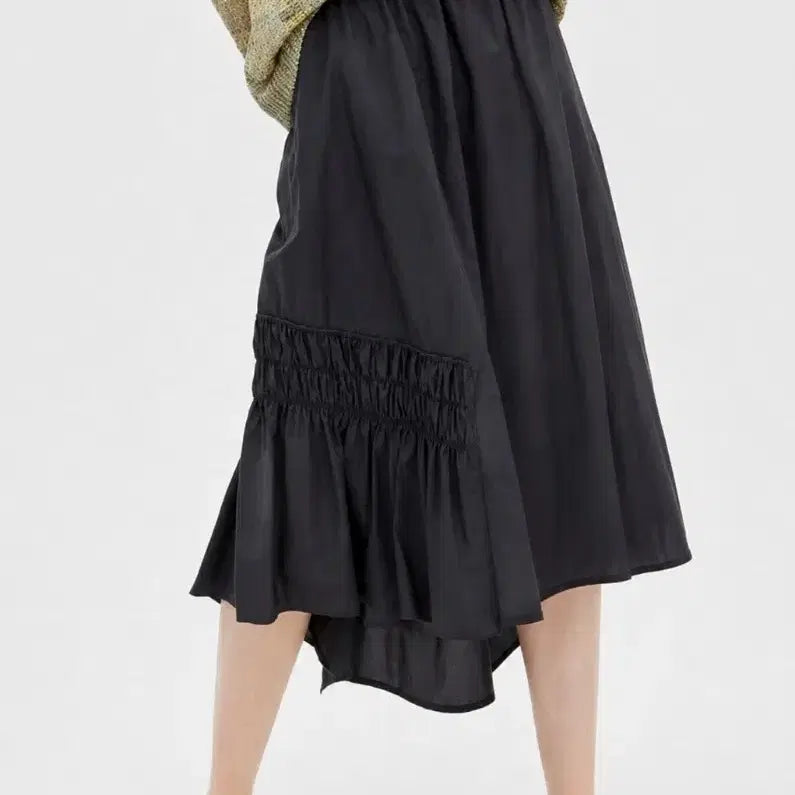 [BUNJANG] System Shirring Skirt / 한섬 시스템 바스락 셔링 스커트